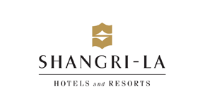 SHANGRI-LA品牌logo設計_五星級酒店品牌設計、SHANGRI-LA酒店vi設計、酒店標志設計、高級酒店標識設計      